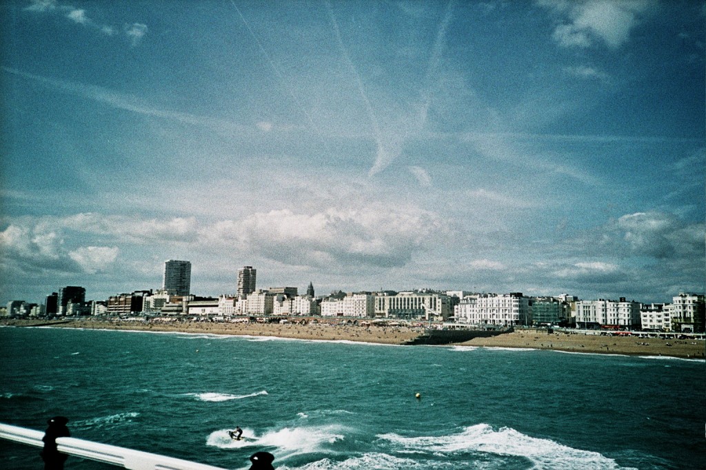 view of sunny Brighton from the Pier